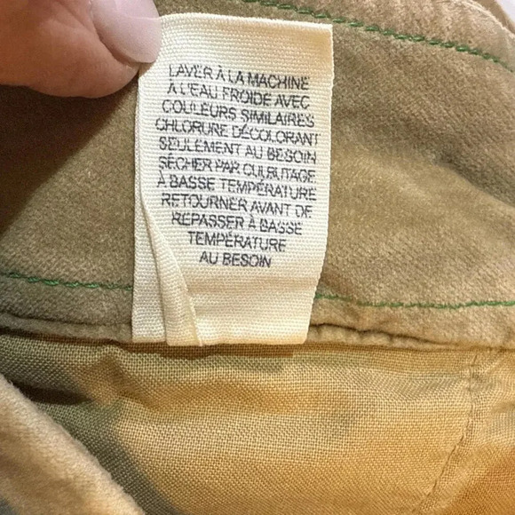 American Eagle Velvet Velour Khaki Vintage Y2K Boho Millennial Mini Skirt Size 2 - Picture 8 of 12